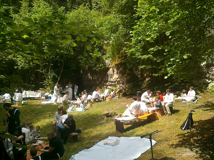 Picnic in White